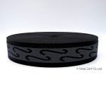 สายทอ ลายคอมพิวเตอร์ ลวดลาย สีเทา